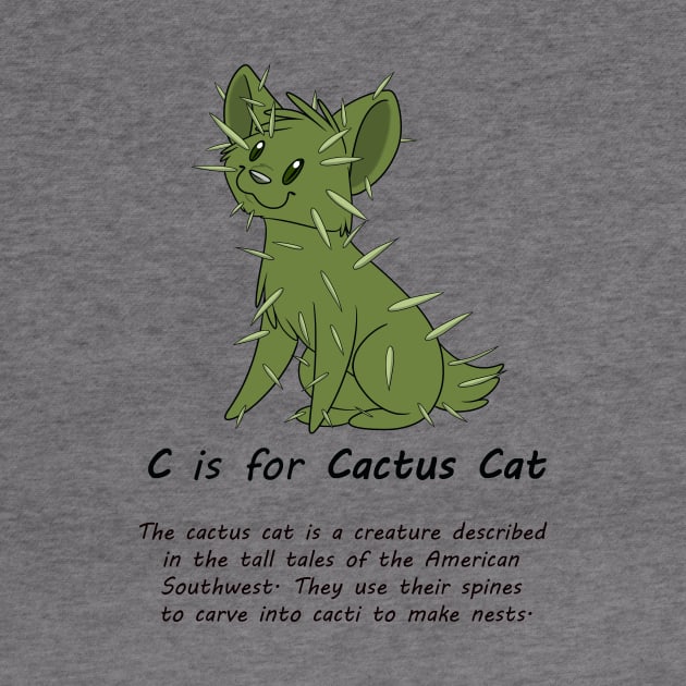 Cactus Cat by possumtees